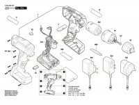 Bosch 3 603 JB3 001 Easydrill 12 Cordless Drill Driver 12 V / Eu Spare Parts